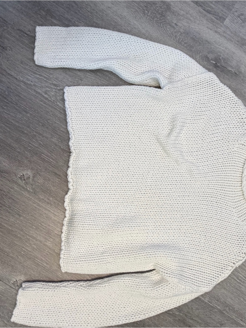 Women’s Cream Knit Sweater - Classic Pullover